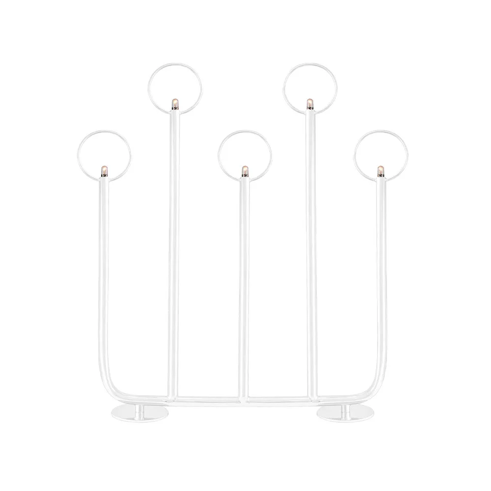 Natale 5 Advent candle holder, White Globen Lighting