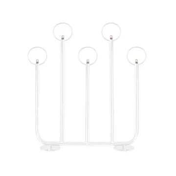 Natale 5 Advent candle holder - White - Globen Lighting