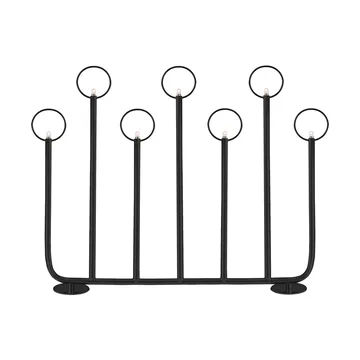 Natale 7 advent candle - Black - Globen Lighting