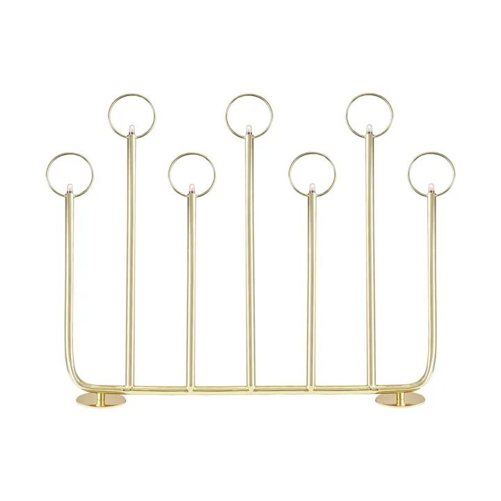 Natale 7 advent candle - Brass - Globen Lighting