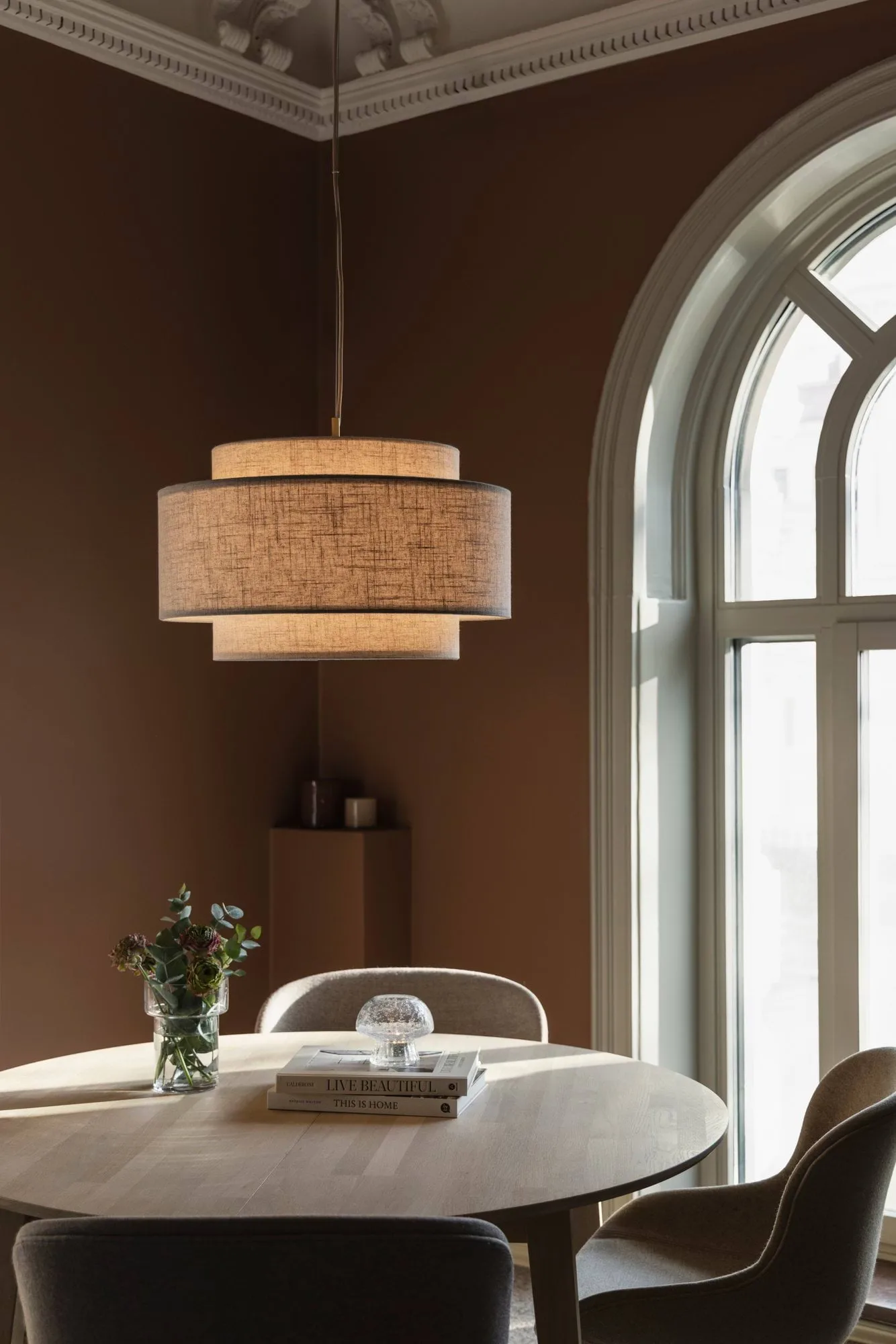 Noah pendant Ø50 cm, Beige Globen Lighting