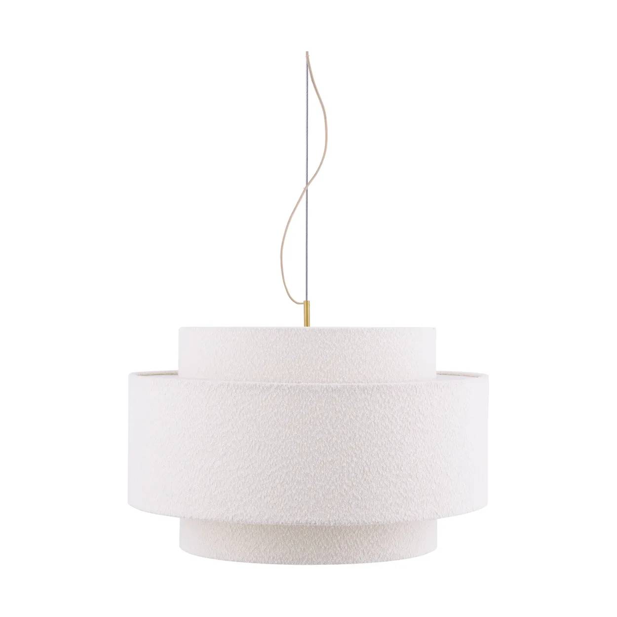 Globen Lighting Noah pendant o70 cm Bouclé white | Scandinavian Design | Pendant lamps | White