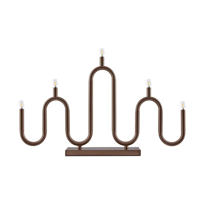 Noel 5 advent candle - Bronze - Globen Lighting