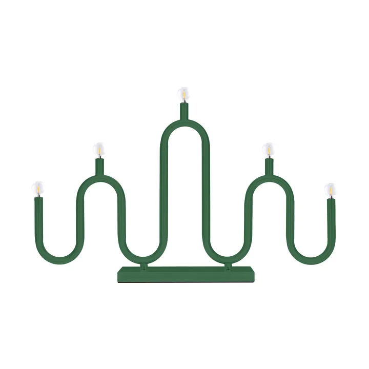 Noel 5 advent candle - Green - Globen Lighting