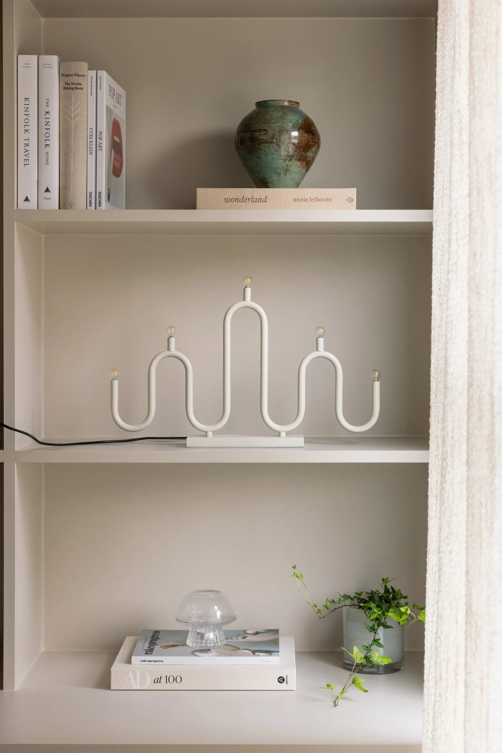 Noel 5 advent candle, Ivory-white Globen Lighting