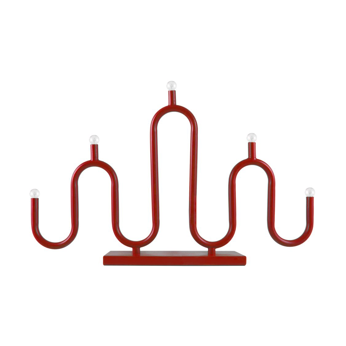 Globen Lighting Noel 5 advent candle Red