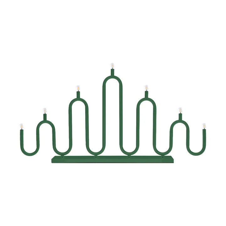 Noel 7 advent candle - Green - Globen Lighting