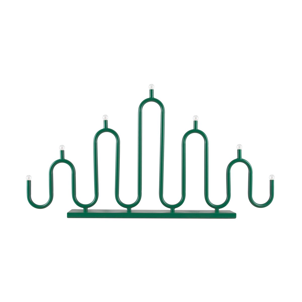 Globen Lighting Noel 7 advent candle Green | Scandinavian Design | Advent lights | Green