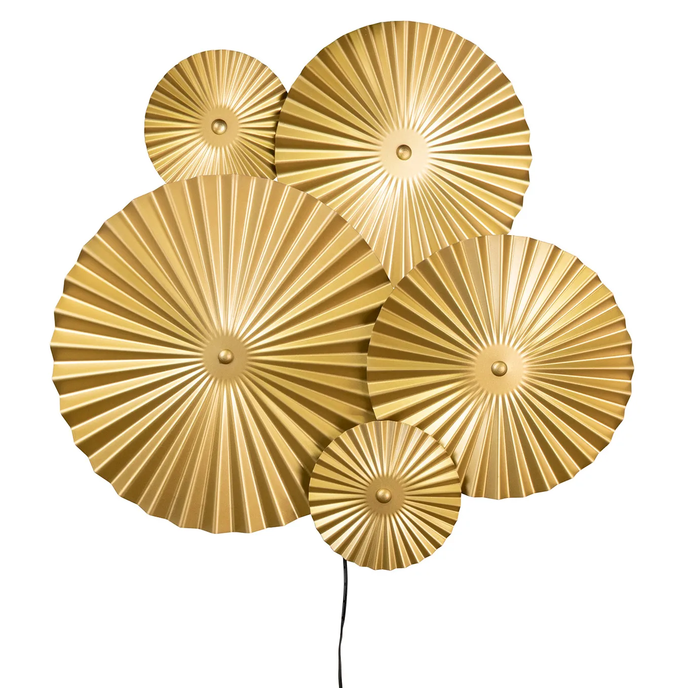 Omega wall lamp, Brushed brass Globen Lighting