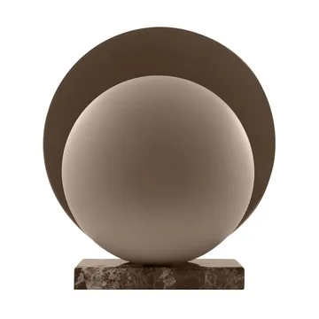 Orbit table lamp - Mocha, brown marble - Globen Lighting