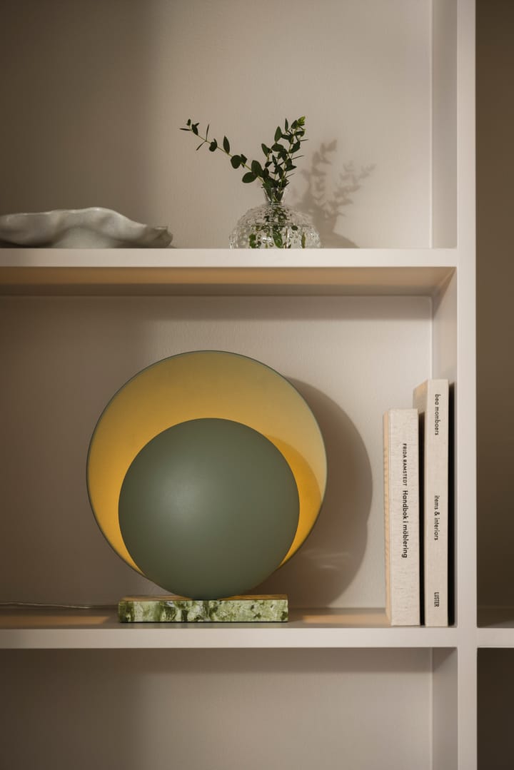 Orbit table lamp, Moss green Globen Lighting