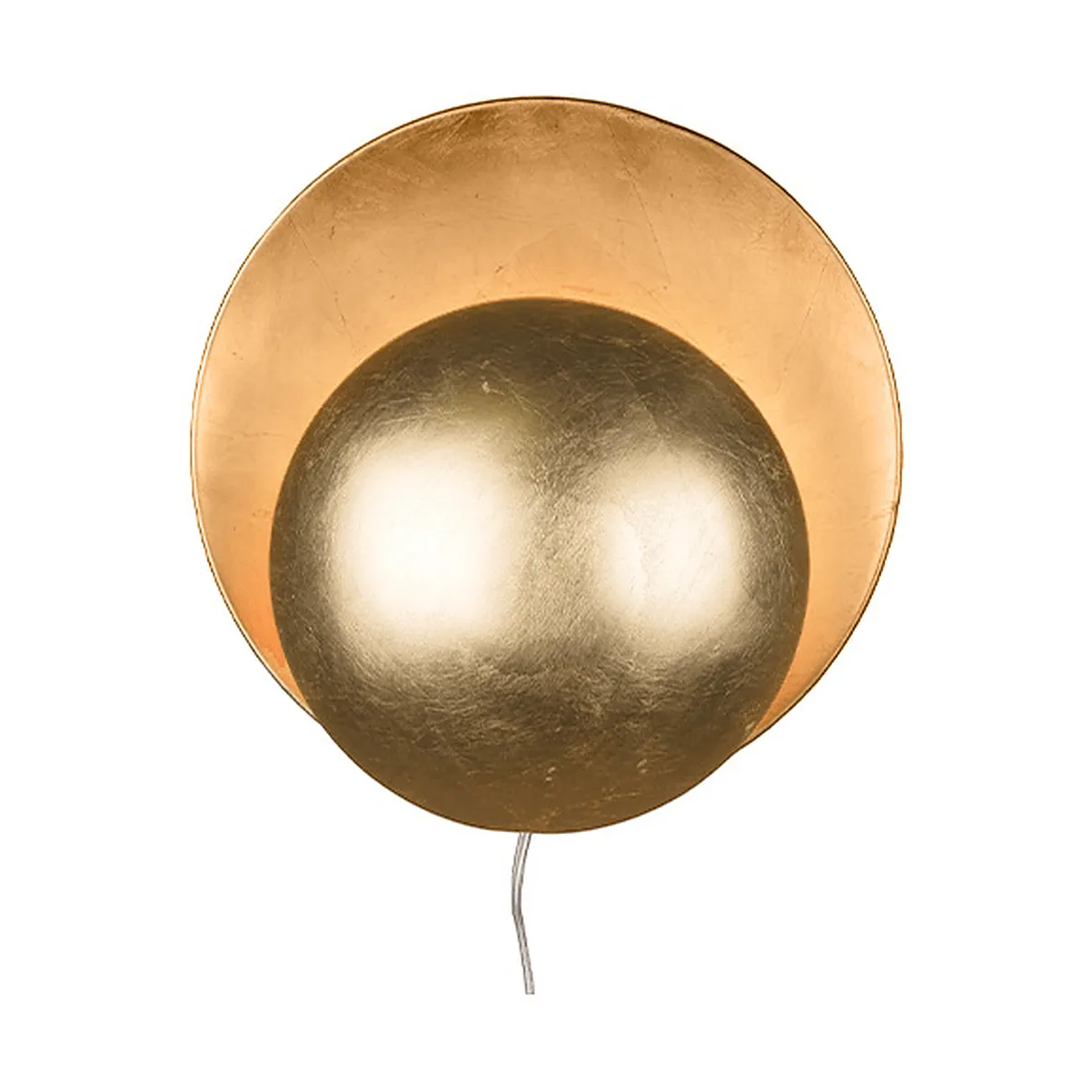 Orbit wall lamp, gold Globen Lighting