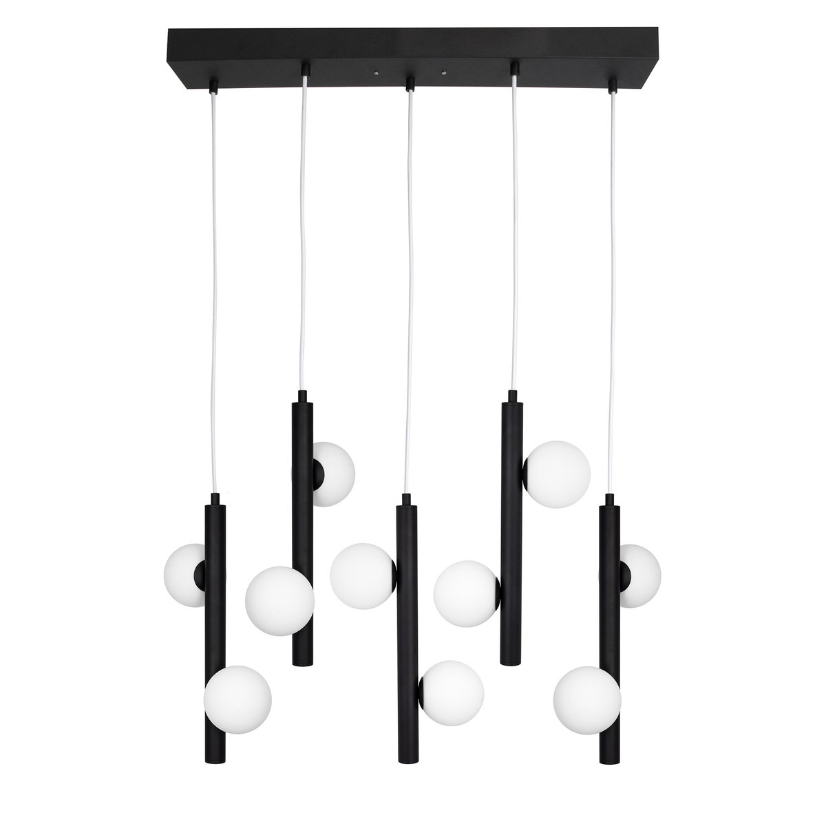 Globen Lighting Pearl 5 pendant lamp Black | Scandinavian Design | Pendant lamps | Black