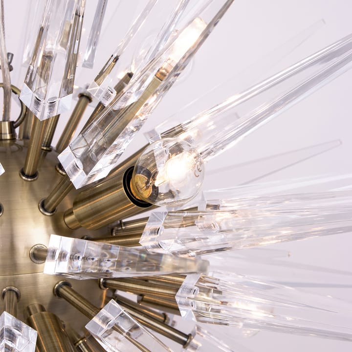 Polaris pendant lamp Ø70 cm - Brushed brass - Globen Lighting