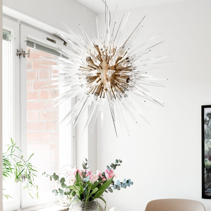 Polaris pendant lamp Ø70 cm - Brushed brass - Globen Lighting