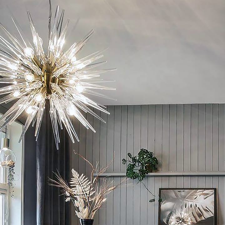 Polaris pendant lamp Ø70 cm - Brushed brass - Globen Lighting