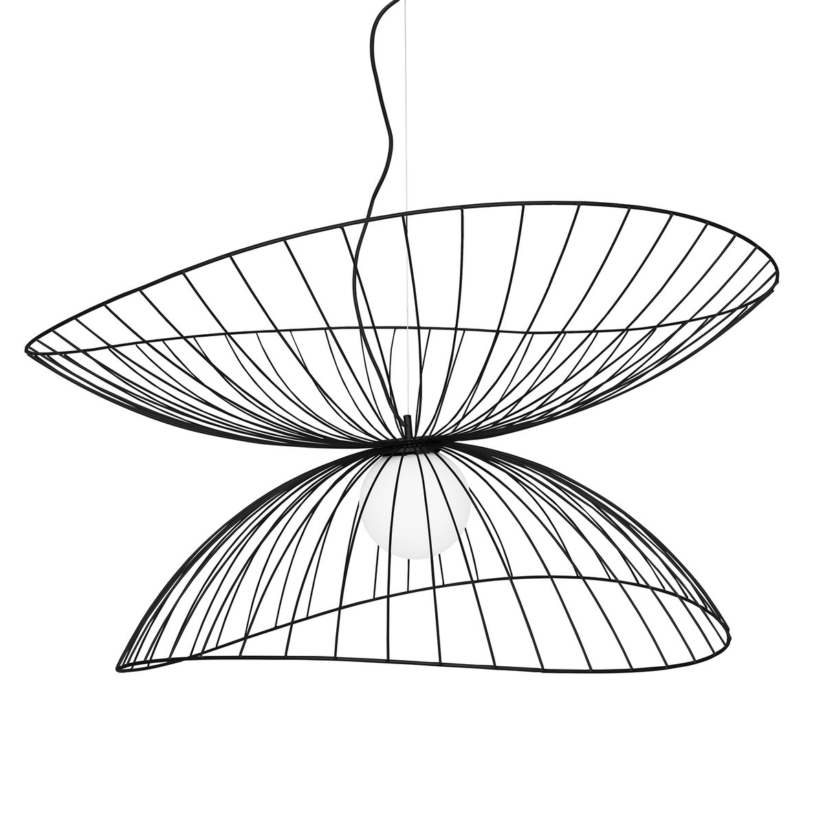 Globen Lighting Ray ceiling lamp o115 cm black | Scandinavian Design | Pendant lamps | Black