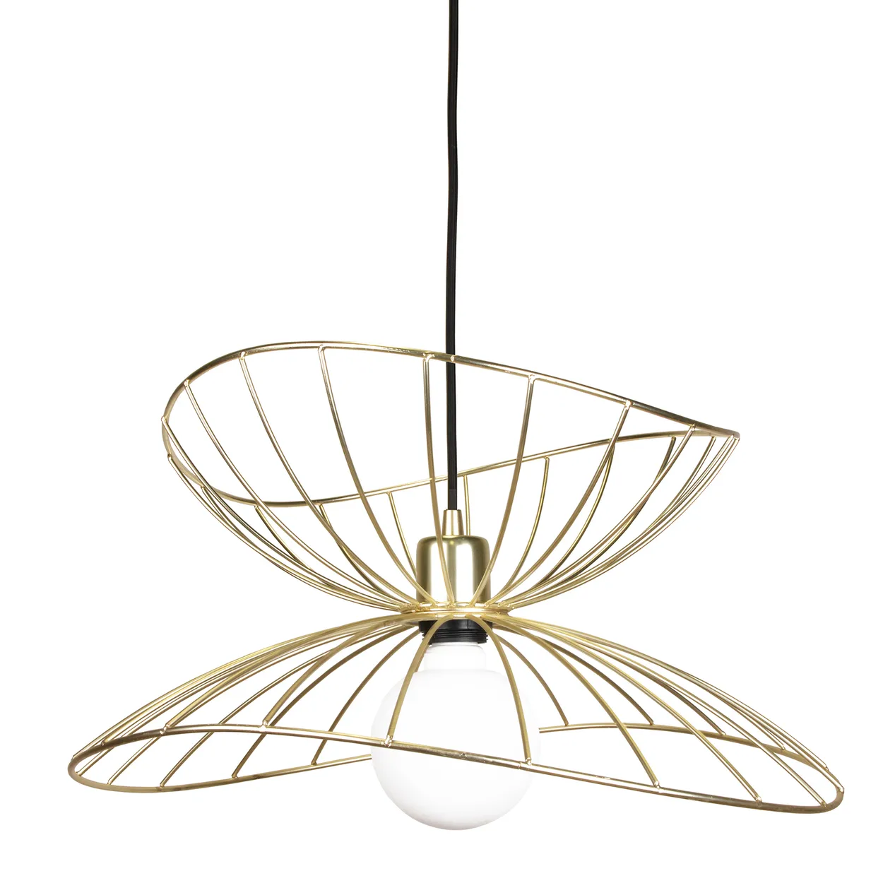 Globen Lighting Ray ceiling lamp o 45 cm brushed brass