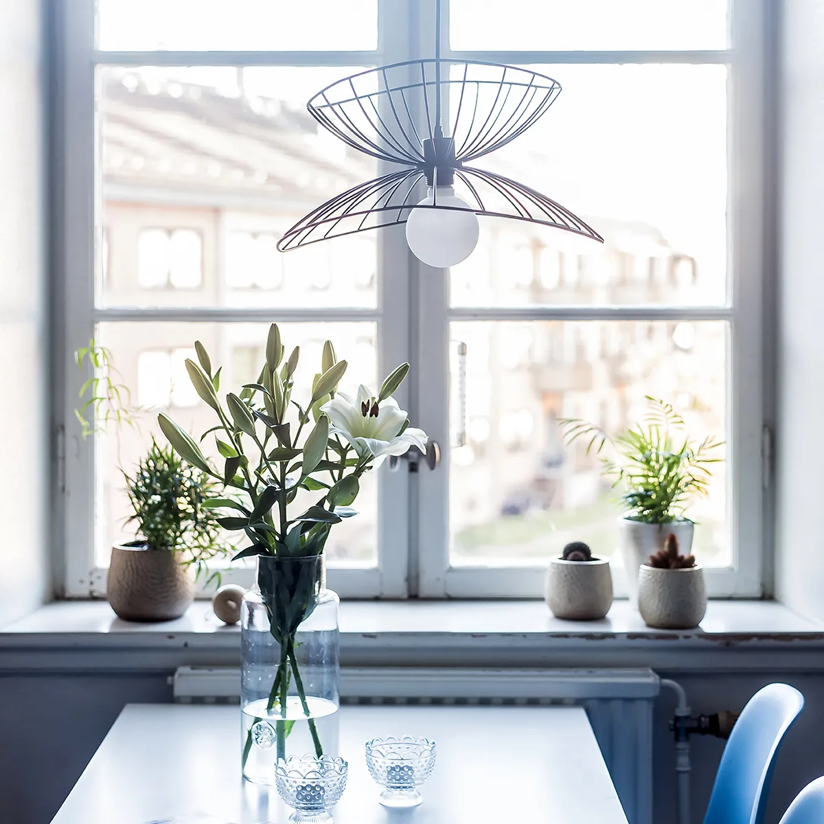 Ray ceiling lamp Ø 45 cm, matte black Globen Lighting