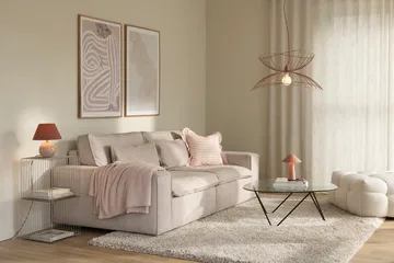 Ray ceiling lamp Ø70 cm - Dusty pink - Globen Lighting