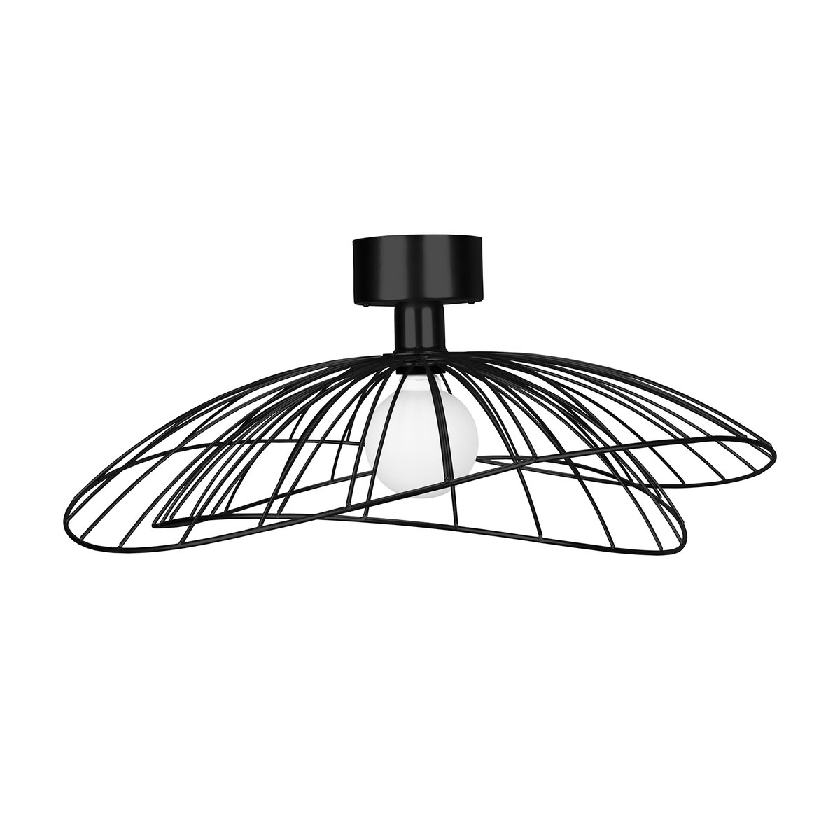 Globen Lighting Ray ceiling light matte black | Scandinavian Design | Ceiling lights | Black