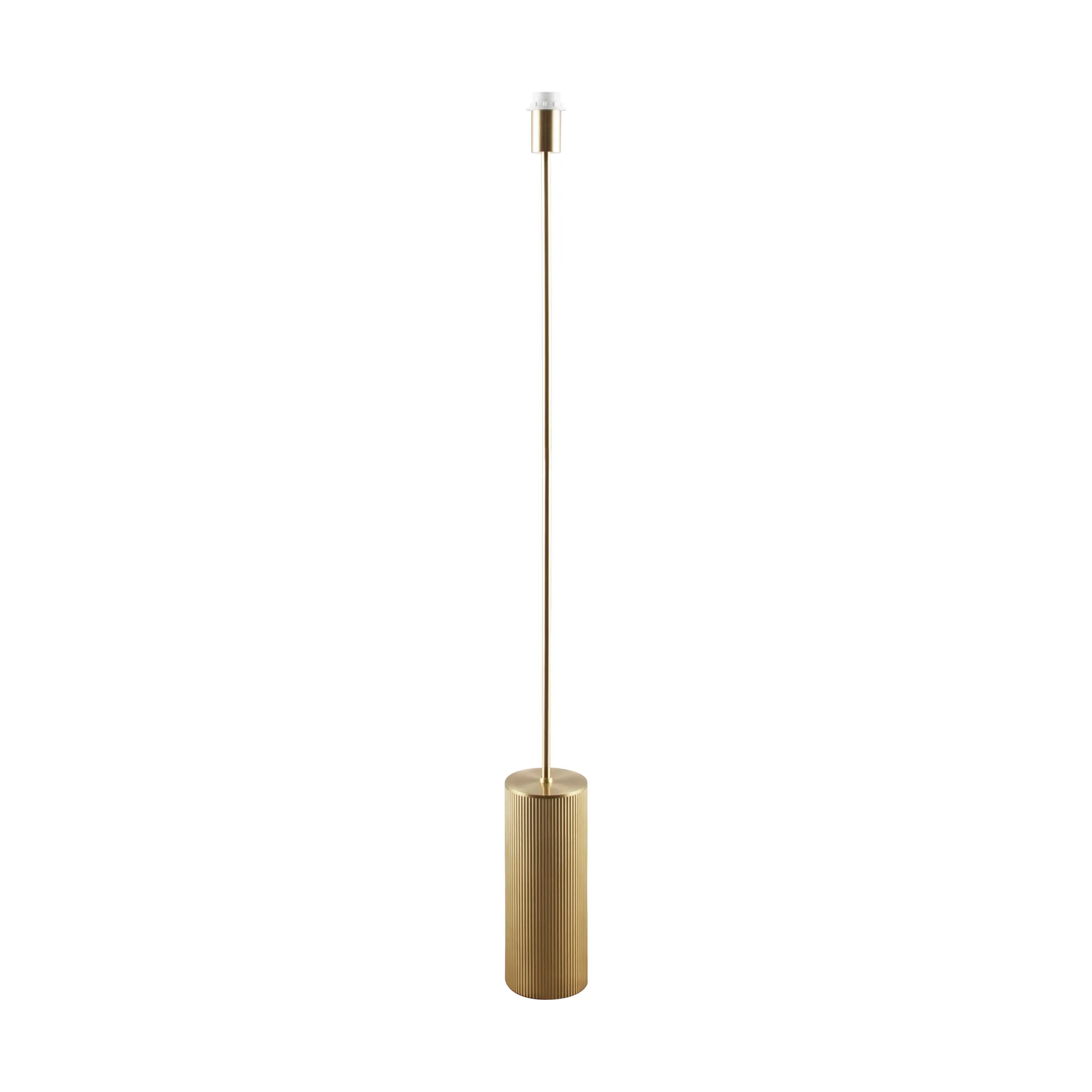 Rib lamp stand floor, Brushed brass Globen Lighting