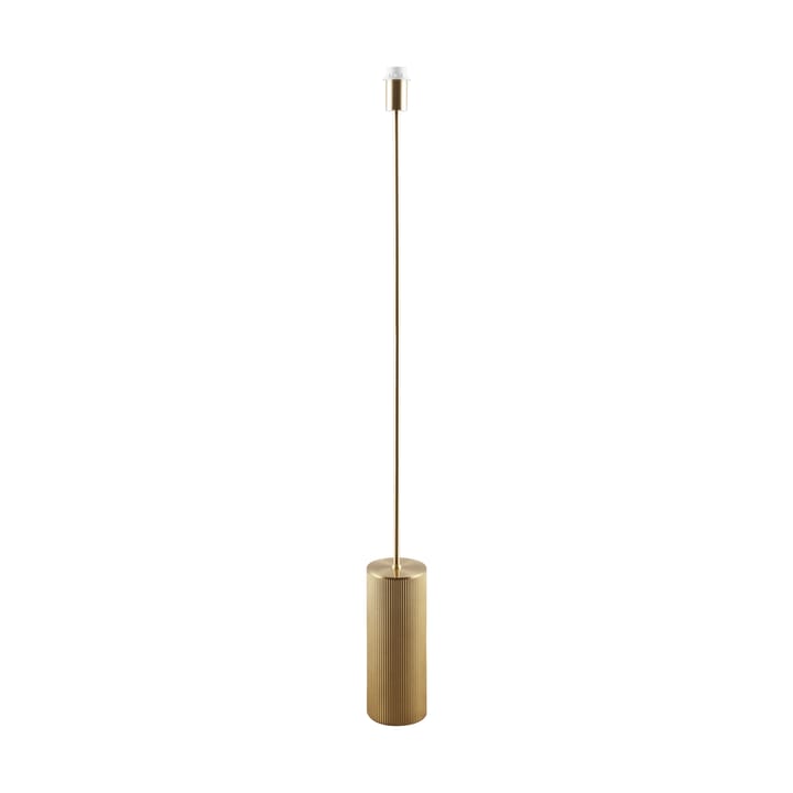 Rib lamp stand floor - Brushed brass - Globen Lighting