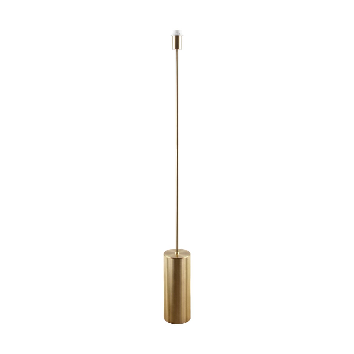Globen Lighting Rib lamp stand floor Brushed brass | Scandinavian Design | Lamp bases | Gold-coloured