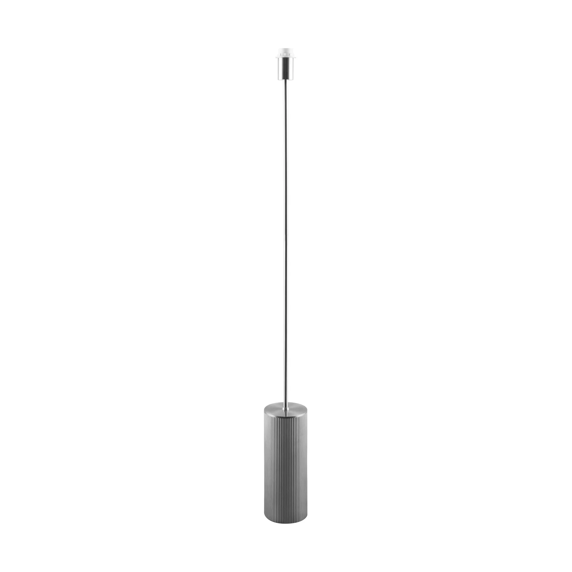 Rib lamp stand floor, Brushed Steel Globen Lighting