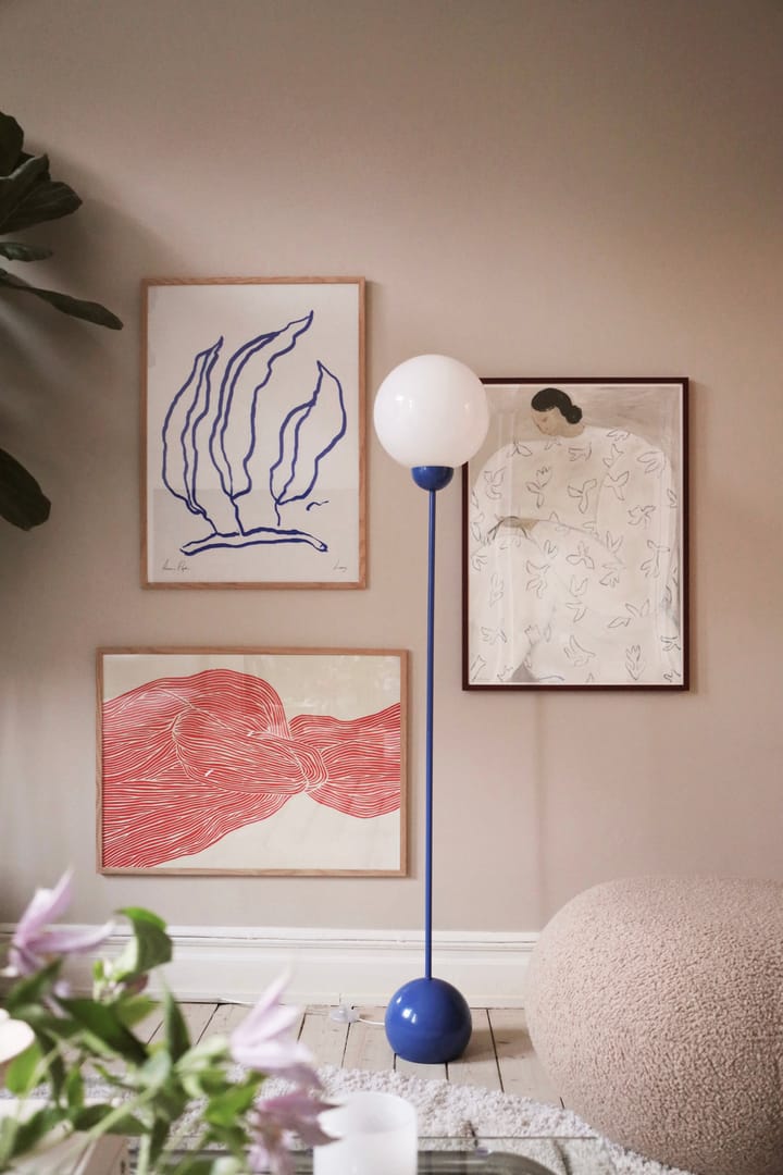 Ripley floor lamp - Blue - Globen Lighting