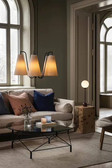 Ripley table lamp - Burgundy (red), 52 cm - Globen Lighting