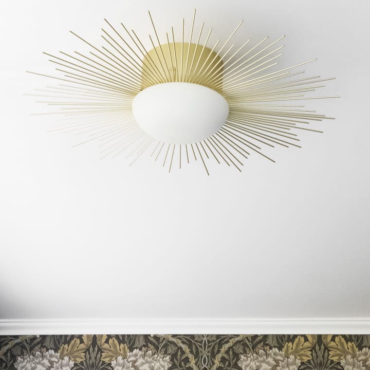 Soleil ceiling lamp/wall lamp Ø56 cm - brushed brass - Globen Lighting