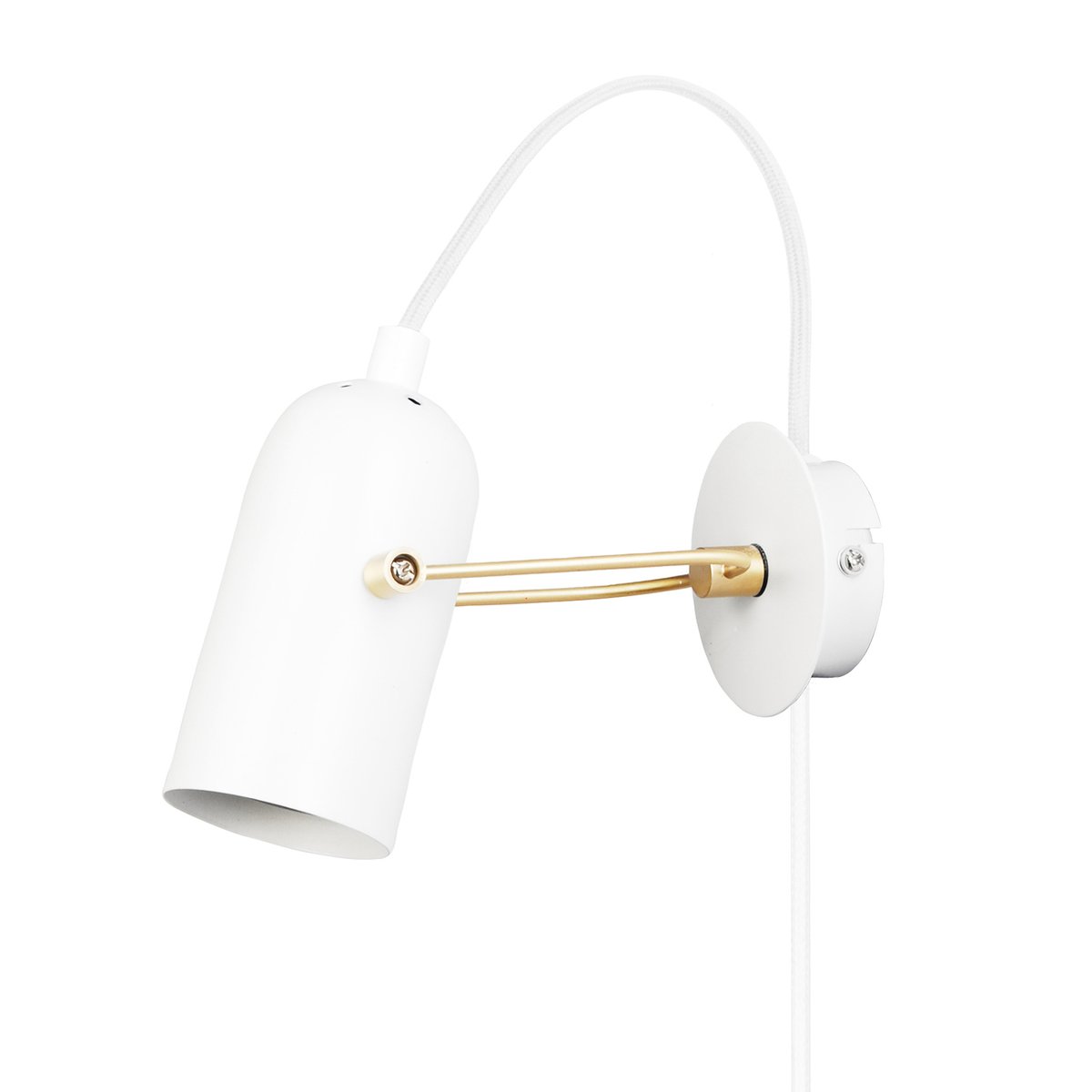 Globen Lighting Swan Mini wall lamp White | Scandinavian Design | Wall lights | White