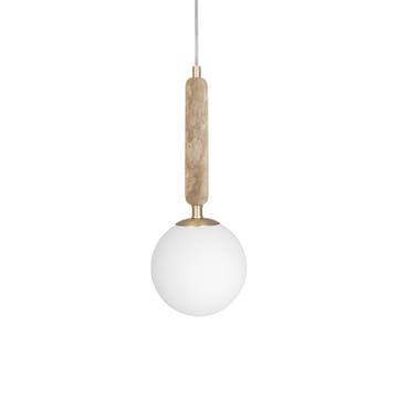 Torrano pendant lamp 15 cm - Travertine - Globen Lighting