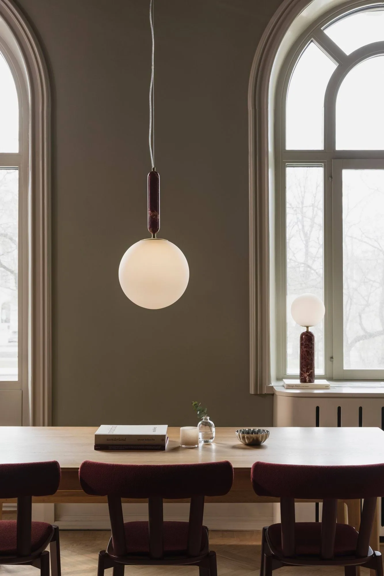 Torrano pendant lamp 30 cm, Rosso Levanto Globen Lighting