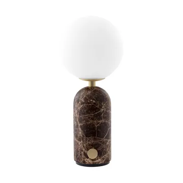 Torrano portable table lamp - Brown marble - Globen Lighting