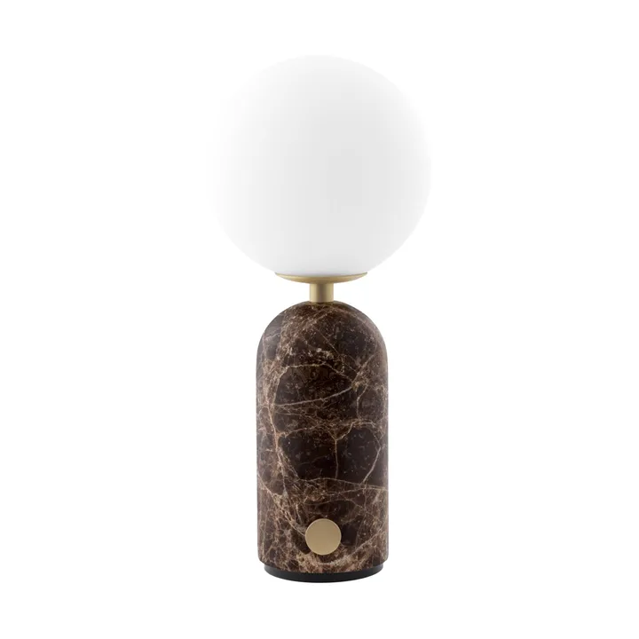Torrano portable table lamp - Brown marble - Globen Lighting