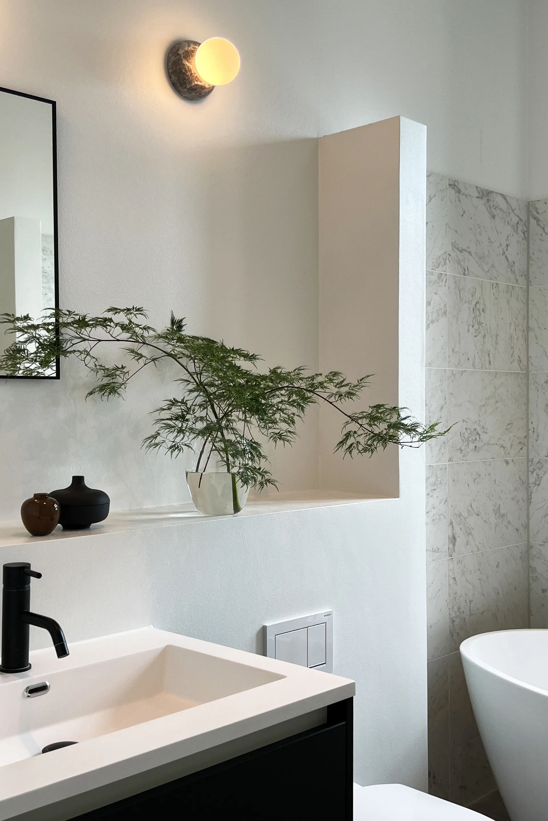 Torrano wall lamp/ceiling lamp 13 cm, Grey Globen Lighting