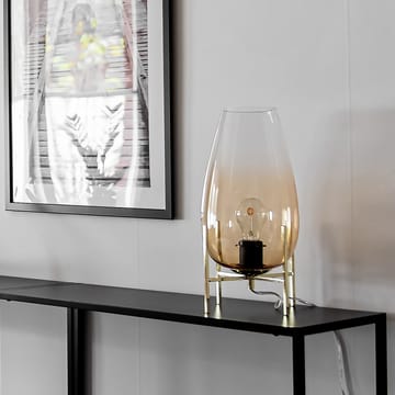 Tulip table lamp brass - Amber - Globen Lighting
