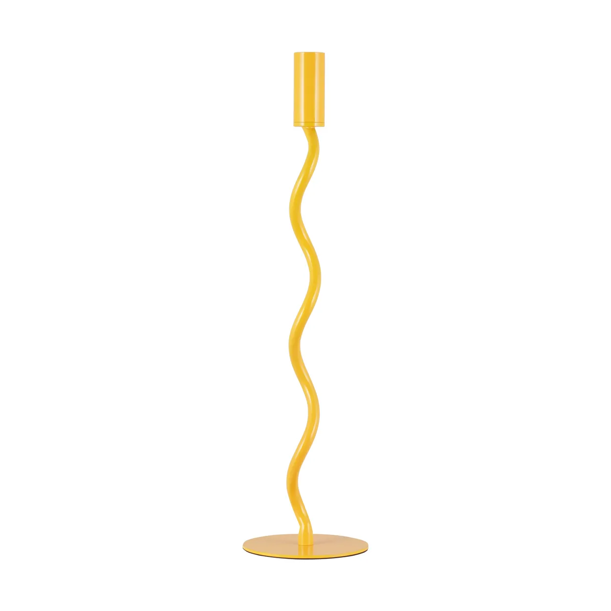 Globen Lighting Twist 50 table lamp base Yellow | Scandinavian Design | Lamp bases | Yellow