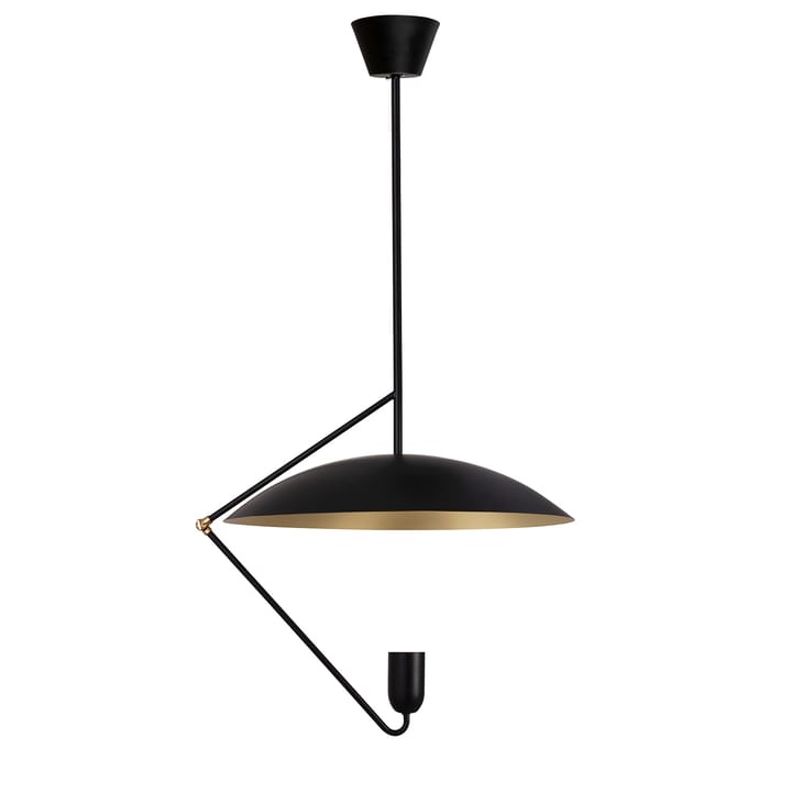 Undercover pendant lamp 50 cm - black-brushed brass - Globen Lighting