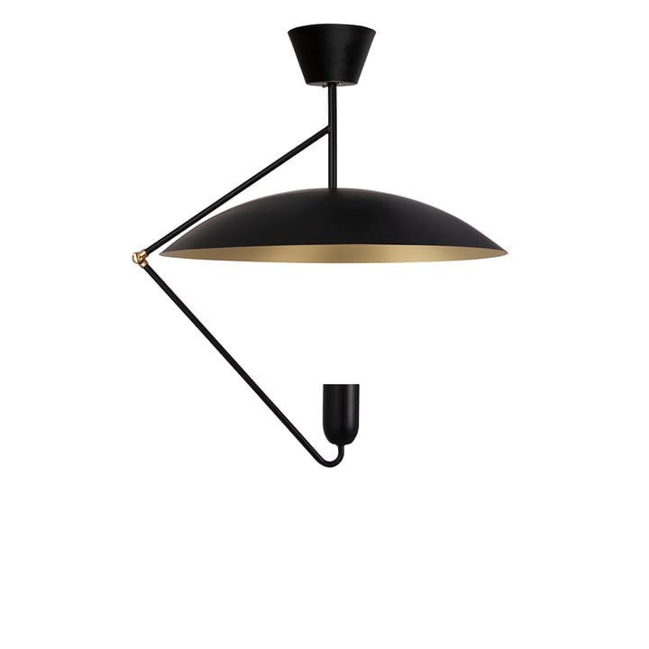 Undercover pendant lamp 50 cm - black-brushed brass - Globen Lighting