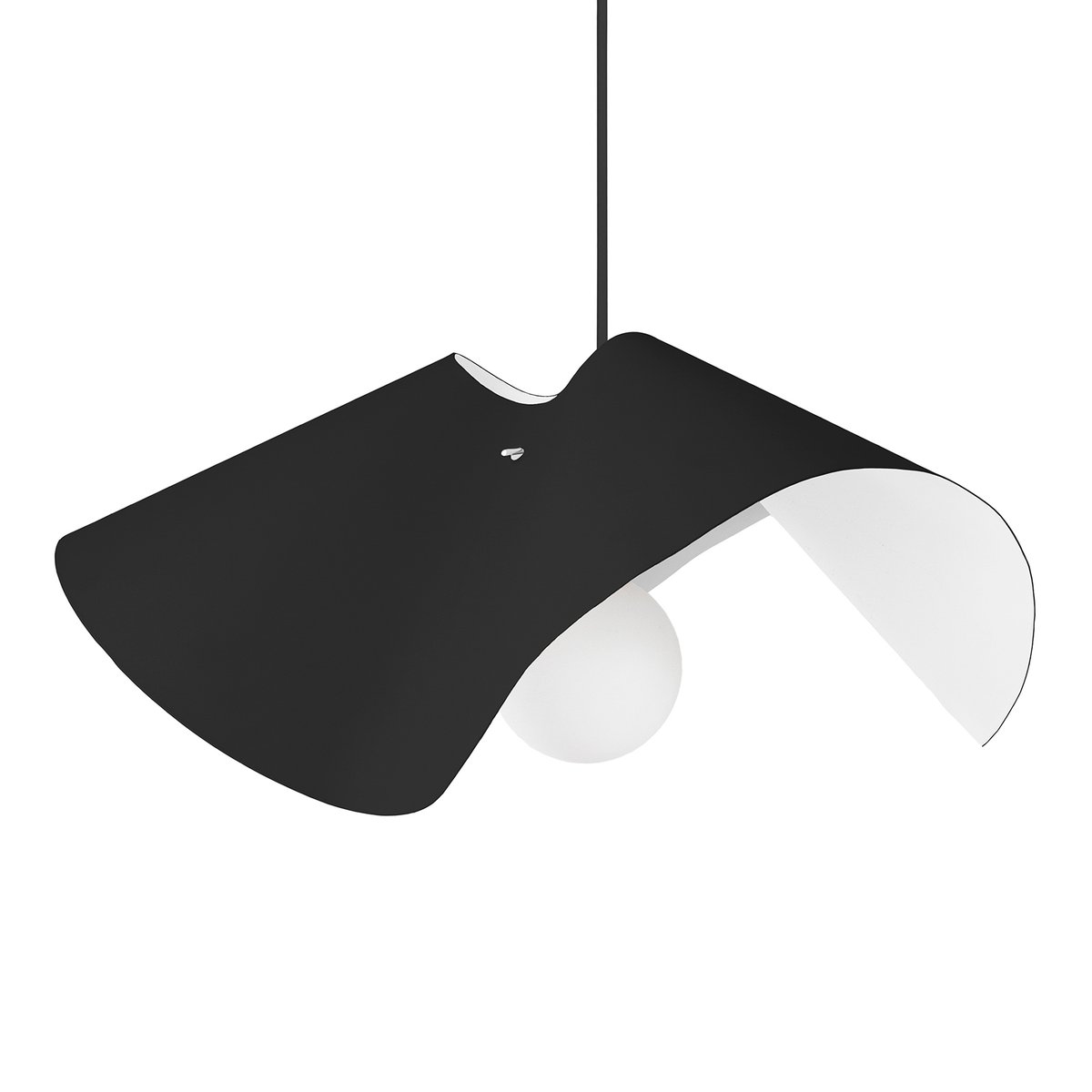 Globen Lighting Volang pendant lamp o50 cm Black | Scandinavian Design | Pendant lamps | Black
