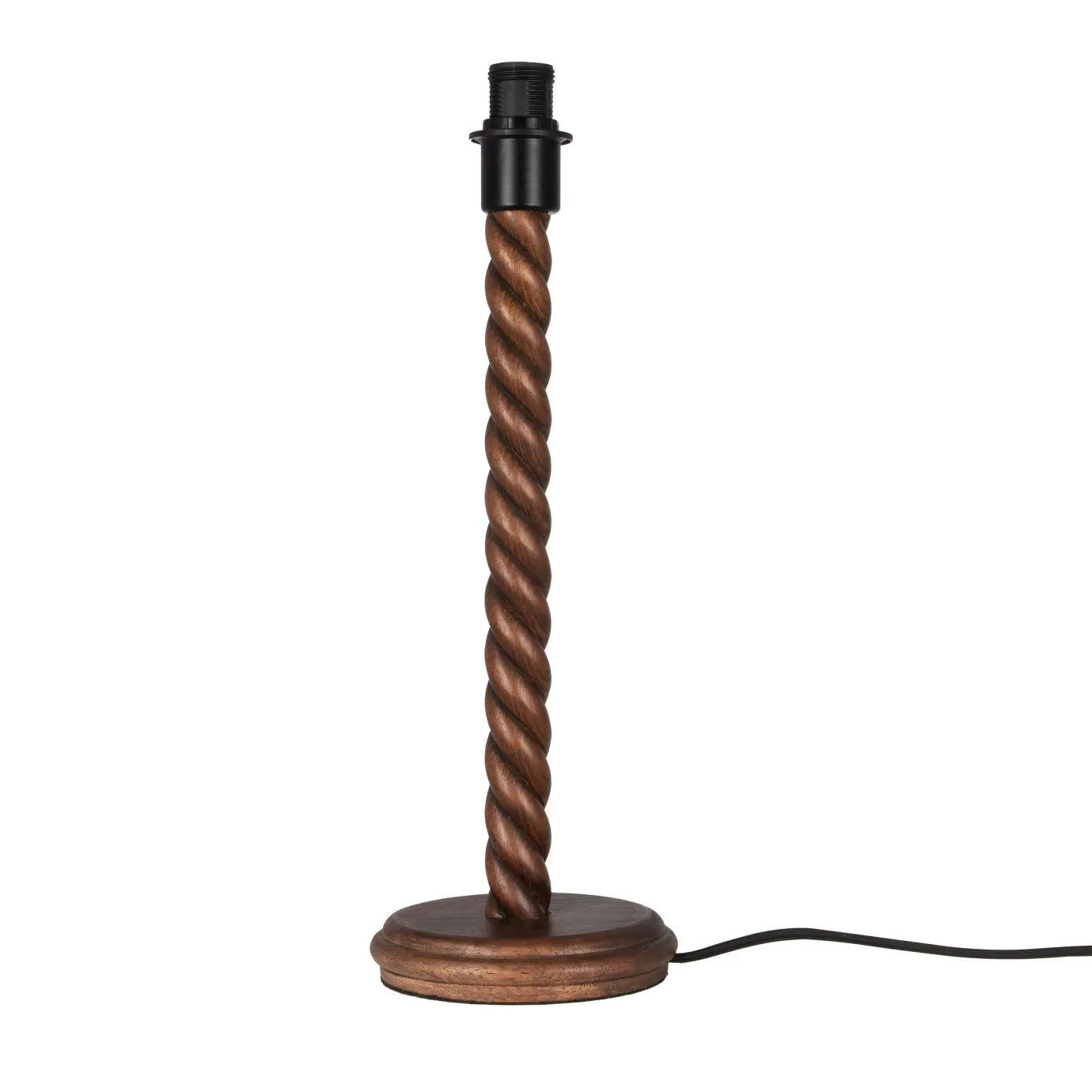 Willow lamp base 38 cm, Walnut Globen Lighting