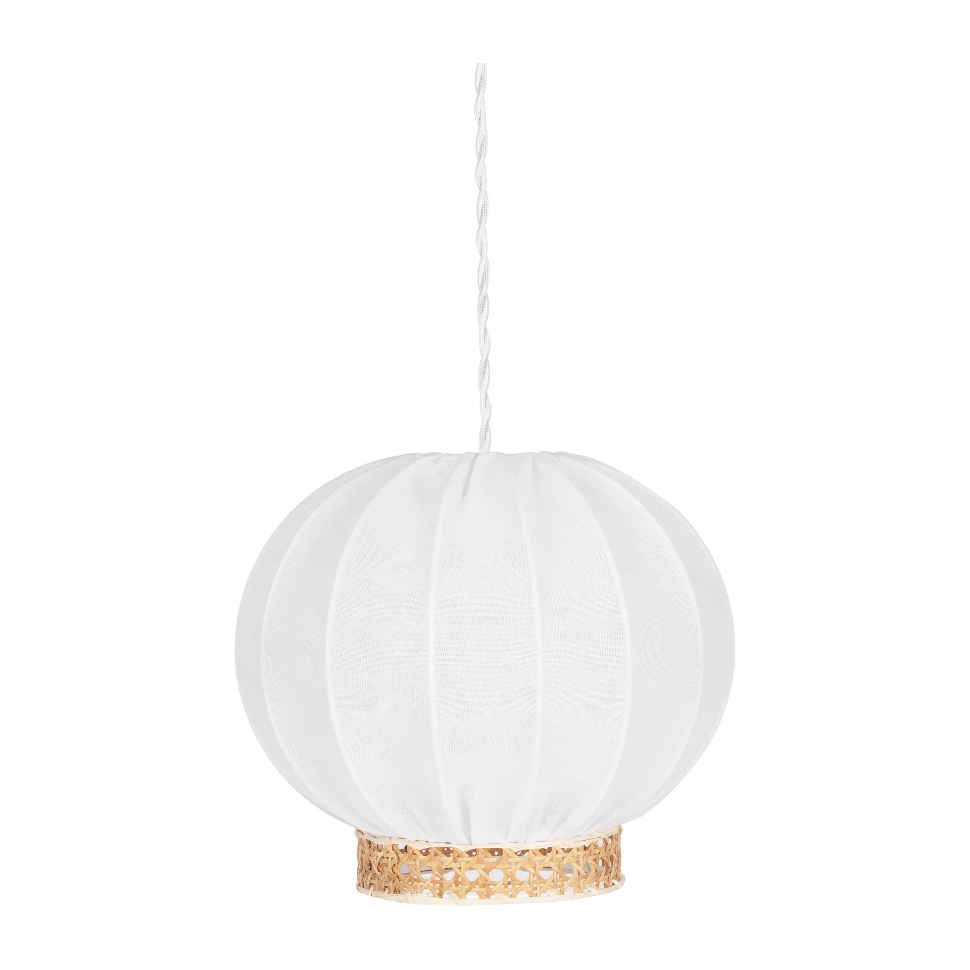 Yokohama pendant lamp Ø30 cm, White-Natural Globen Lighting