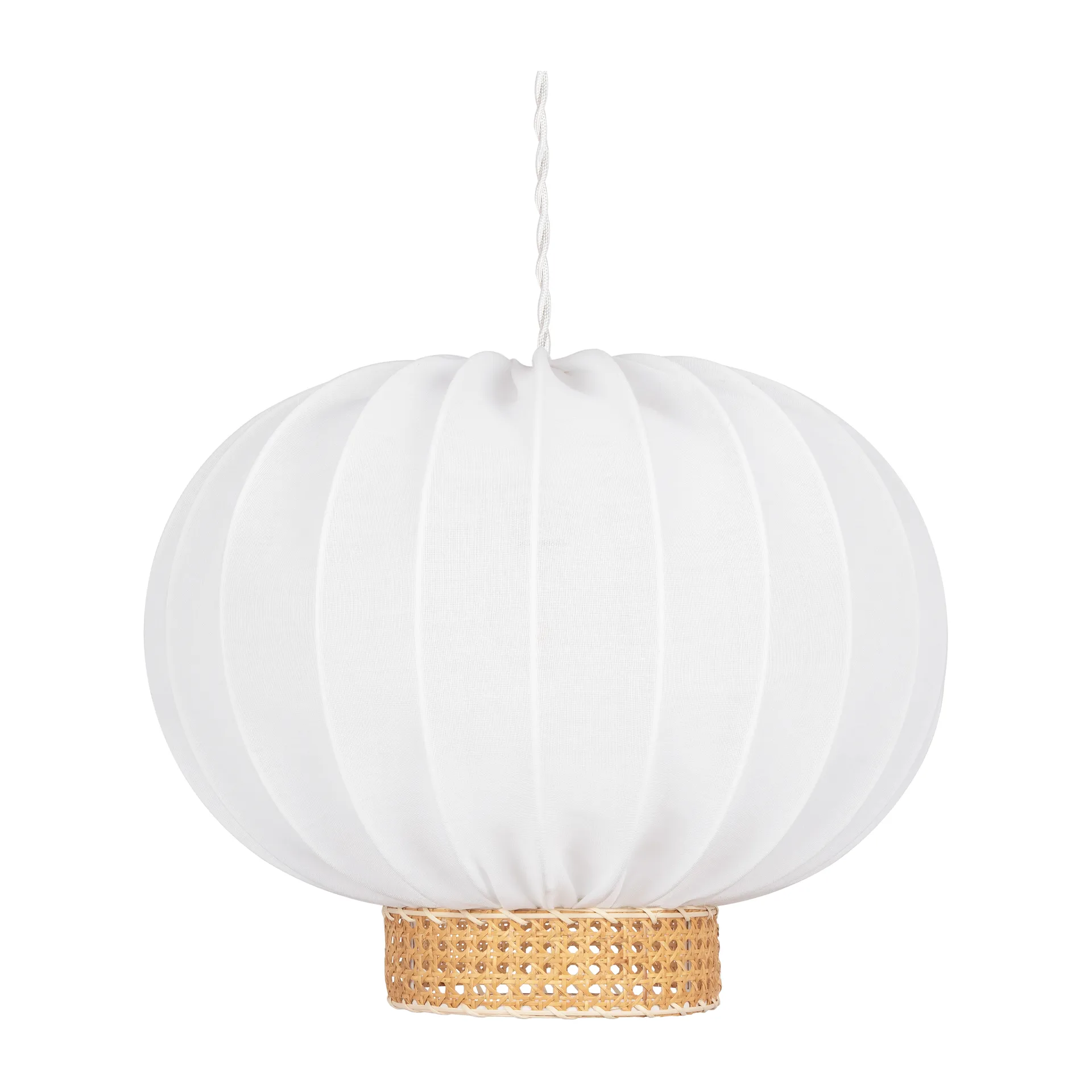 Yokohama pendant lamp Ø50 cm, White-Natural Globen Lighting
