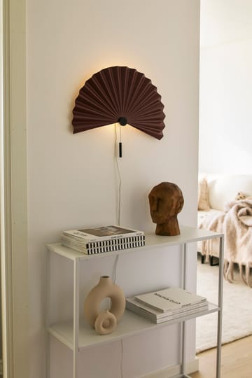 Zen wall lamp 50 cm - Maroon-black - Globen Lighting