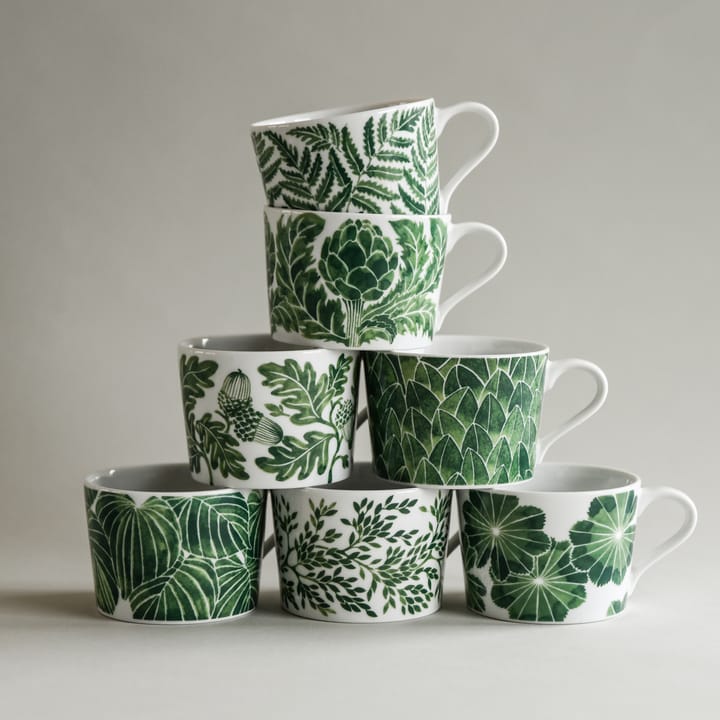 Acorn cup 24 cl, Green Götefors Porslin