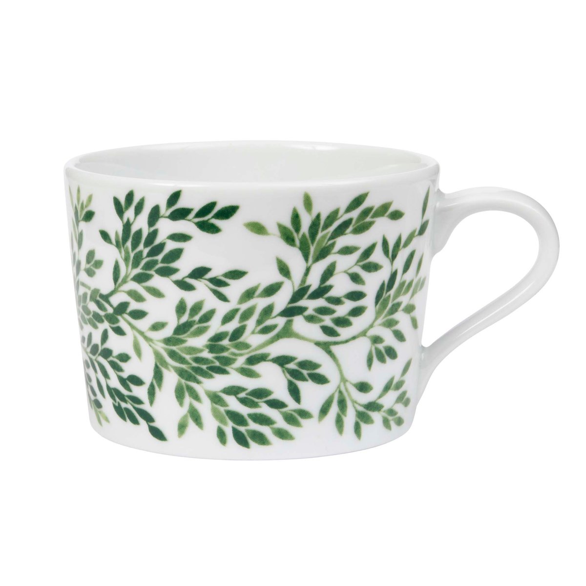 Götefors Porslin Botanica cup with handle green Myrtle