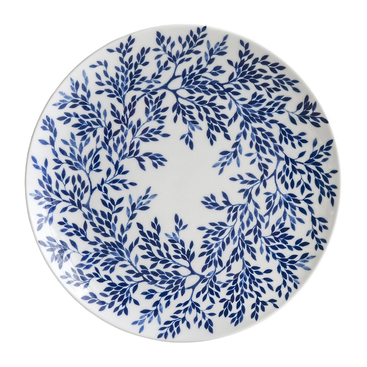Götefors Porslin Botanica Myrten small plate Ø21 Blue
